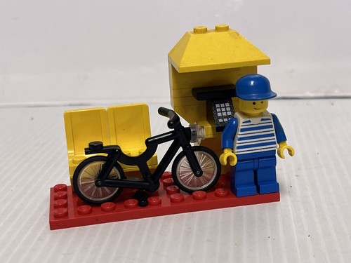 Lego town 6613 telephone booth - lego,