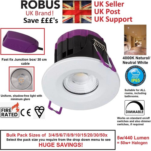 Robus ip65 led downlight - ip65,