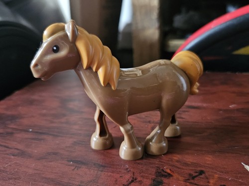 Plastic brown horse - plastic, figure