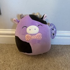 Squishmallow Alexie Purple Cow