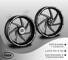 Motorcycle rim stickers