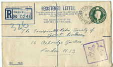 WWII 3d Registered Letter FPO