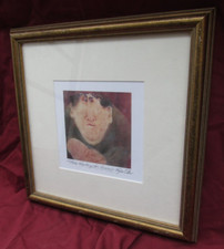 Erika Oller -Limited edition-Signed  "Waiting for Gossip" Print Framed 101/350