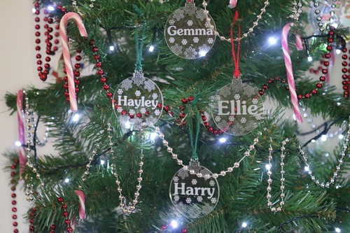 Personalised christmas tree - personalised,