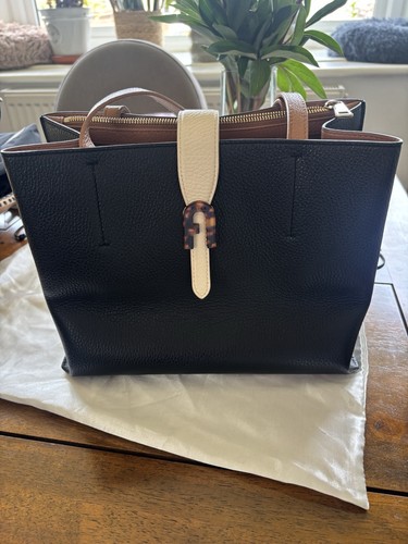 Furla black pebbled - furla, leather