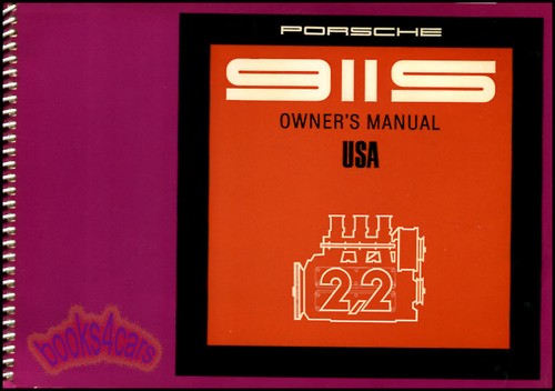 Manual 911s 1970 porsche - manual,