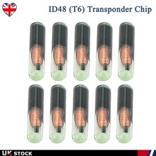 10x Glass Key Transponder ID48