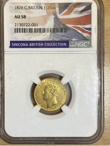 King george 1826 2 sov - king,