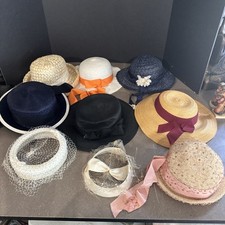 Vintage Ladies Hat Lot