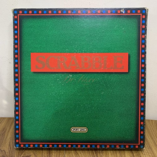 Scrabble deluxe board game - board,