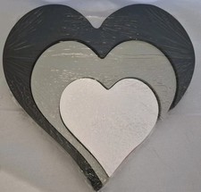 Elegant Wooden Love Hearts
