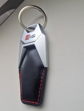 Premium Leather  Metal Keyring