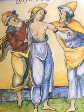 Caffaggiolo Majolica Plate