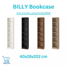Ikea BILLY Wooden Bookcase Shelf Shelving Display Storage Wood Unit 40x28x202 cm