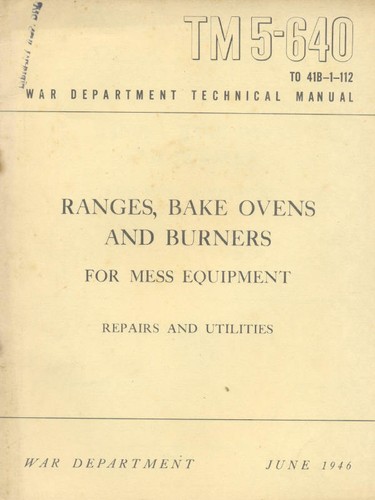 Tm5 640 bake ovans burners - ovans,