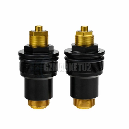 Front fork caps - front, bolts