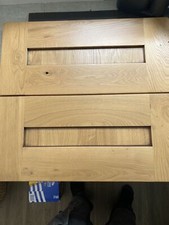 KITCHEN DRAWER FRONTS  SOLID OAK  2 X  600 X 275  STOCK DX937