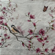 2 x cocktail paper napkins for