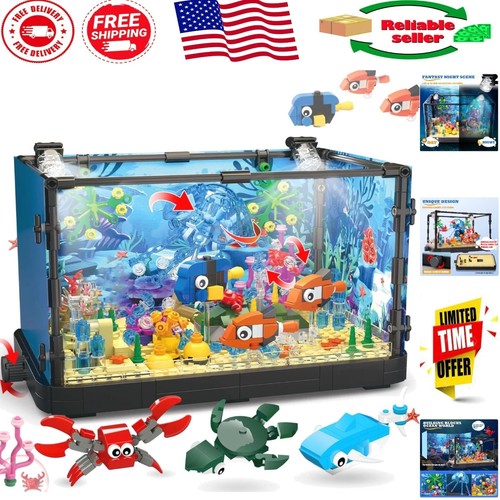 725 piece fish tank building - tank,