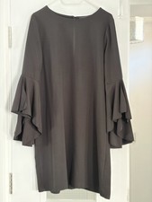 Black Fit And Flare Dress With