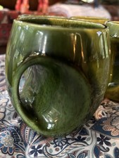 Holkham Pottery Owl Mugs Vintage Retro X 4