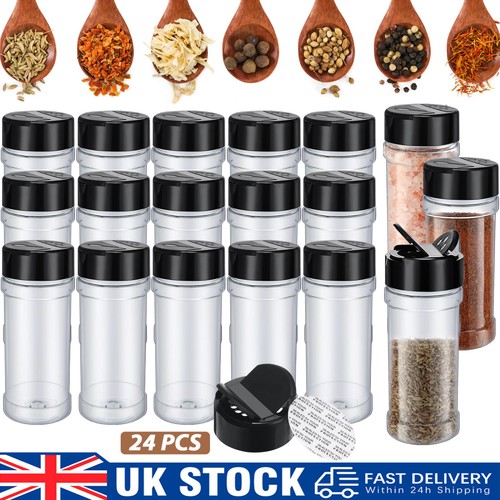 24pcs clear plastic - clear, gripper