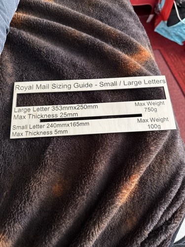 Royal mail letter guide size - royal, guide: