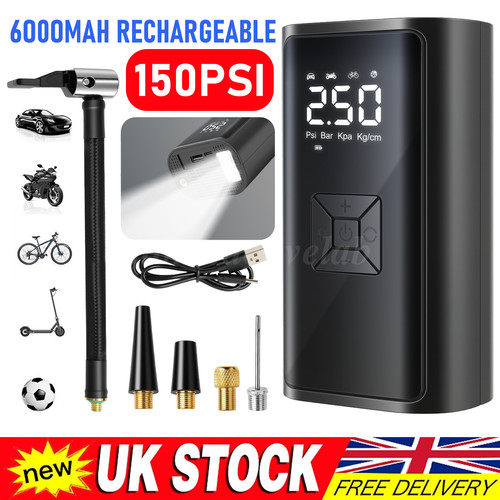 Car tyre inflator - tyre, cordless