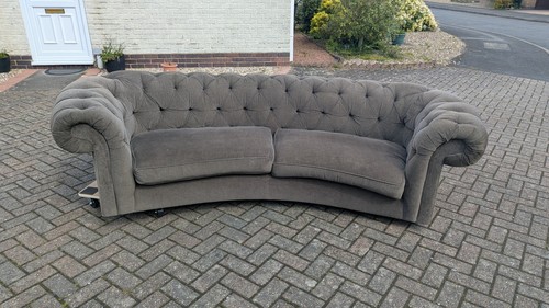 Curved chesterfield sofa - chesterfield,