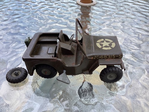 Triang minic clockwork jeep - triang,