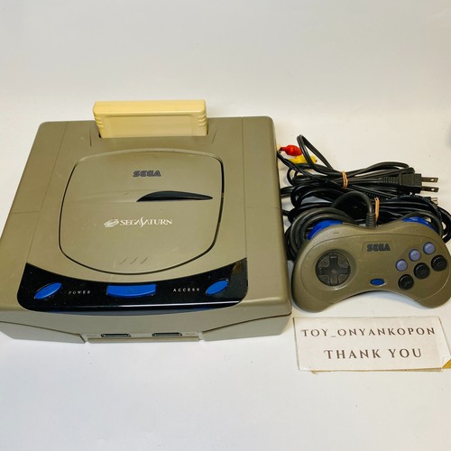 Sega saturn console gray - saturn,