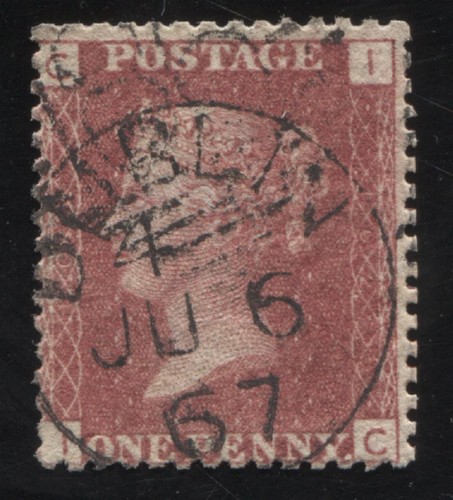 1864 sg43 1d - gb, qv