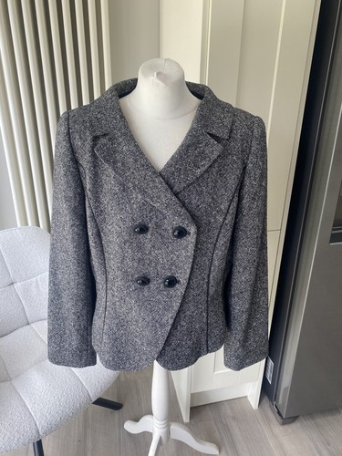 Vintage hobbs black grey wool - black,