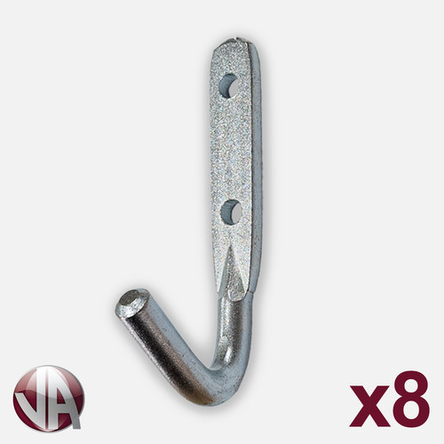 Large rope hooks heavy - 8,