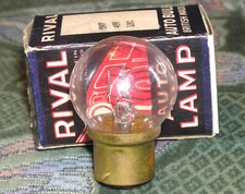Vintage Vehicle Auto Bulb Rival LBC 24V 48W  B22d, Interior, Head, Spot, Fog New