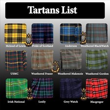 Scottish Tartan Utility Kilt