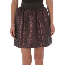 Pied A Terre RRP £80 House of Fraser Dark Purple Red Brown Cocktail Party Skirt
