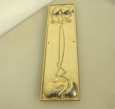 Brass Finger Plate Push Door