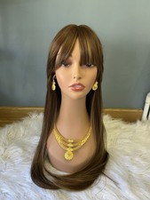 Brown Wig With Blond