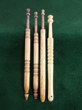 4 Lovely Antique  Bovine bone Lace bobbins #4