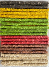 MUNCHY ROLLS STICKS TREAT CHEWS FOR DOGS PACK OF 50/100 MIXED STICKS 5" X 9-10MM