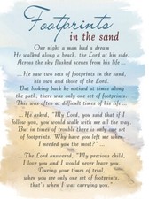 In Loving Memory, Footprints