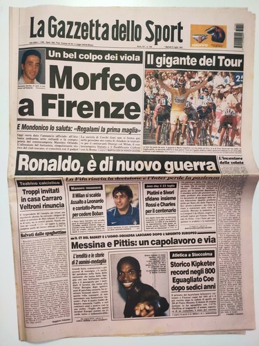 Gazzetta dello sport july - dello, 8