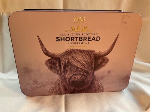 Shortbread biscuit tin - m&s,