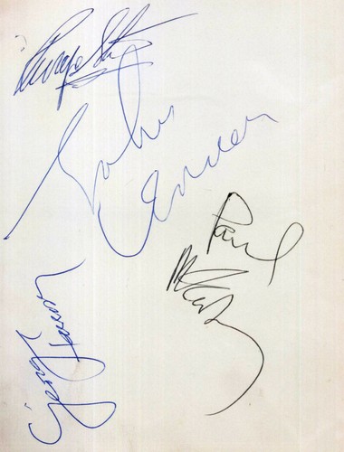 The beatles signed - the,