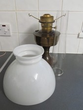 Vintage Aladdin 23 Oil Lamp Tall Original Chimney LOFT FIND 60cms