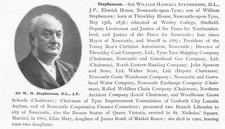 Sir William Haswell Stephenson of Elswick House Newcastle - Antique Print 1905