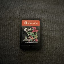 Splatoon 2 game card for
