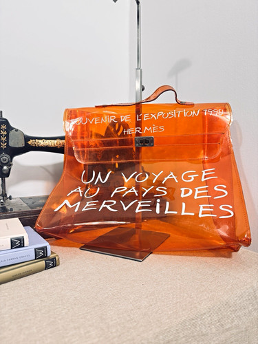 Hermès kelly orange plastic - hermès,