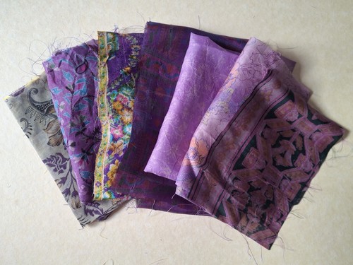 Embroidery craft mixed scrap - embroidery/craft:,